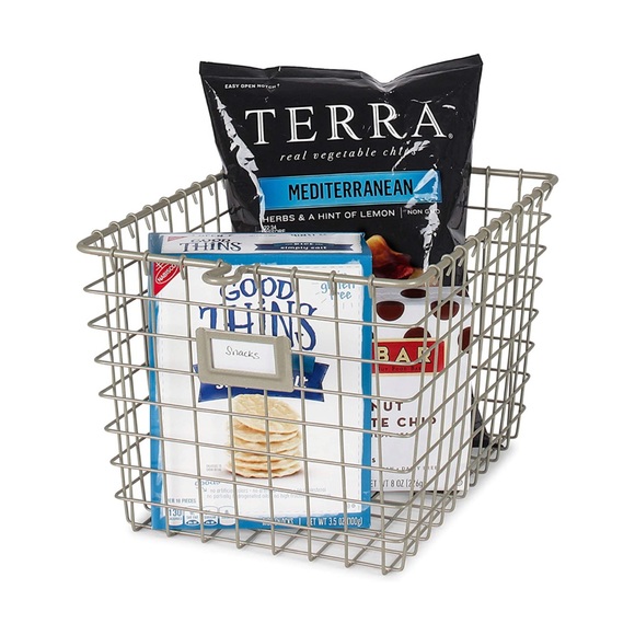 🔥 🤑⭐️✨10/$10 🔥 Spectrum Diversified Wire Storage Basket, Small, Satin Nickel - Picture 5 of 7